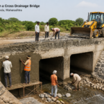 Repair work on a Cross Drainage Bridge in Devdari Taluka Yeola, Maharashtra